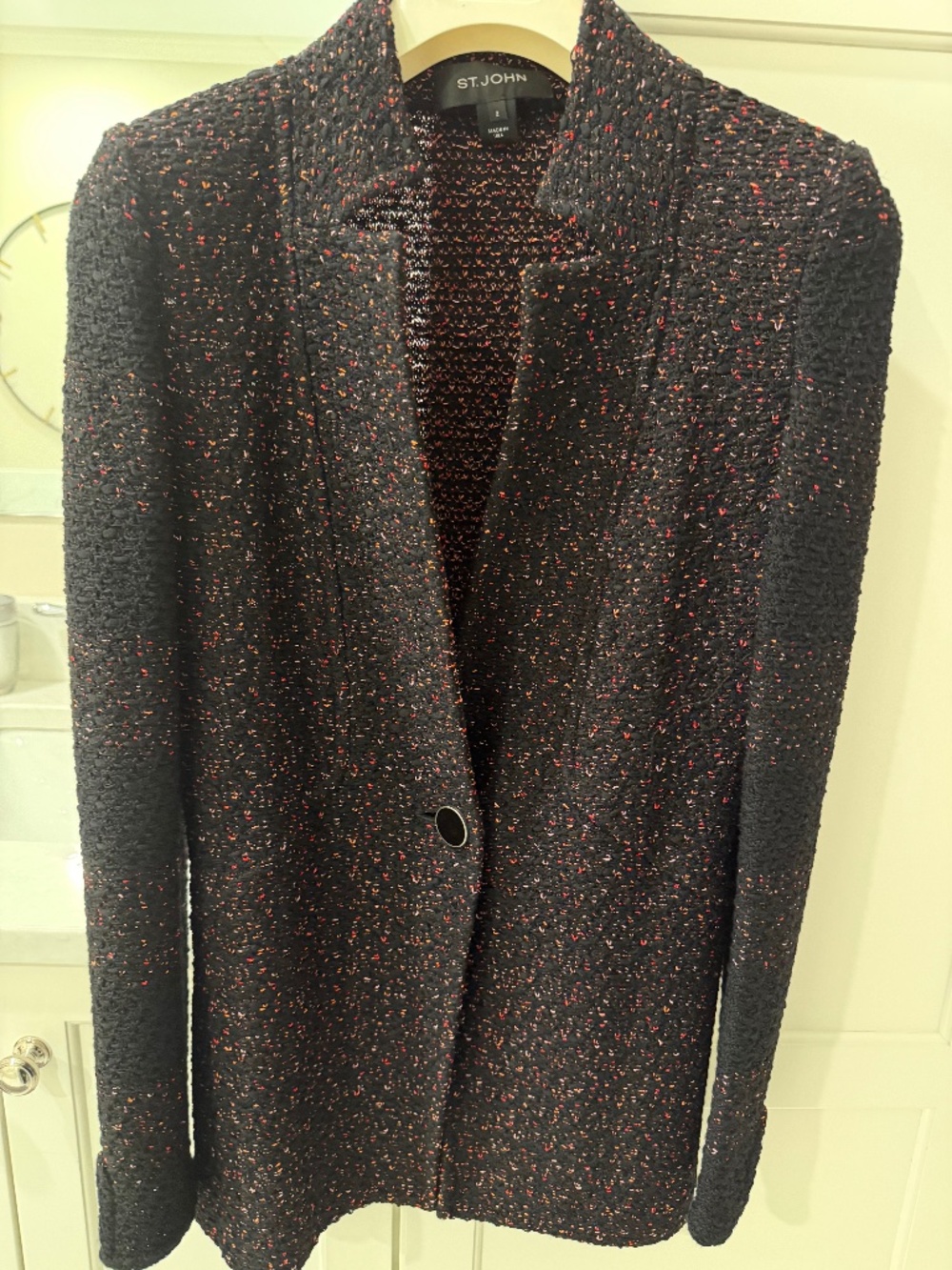 St. John‘s knit jacket, size 2